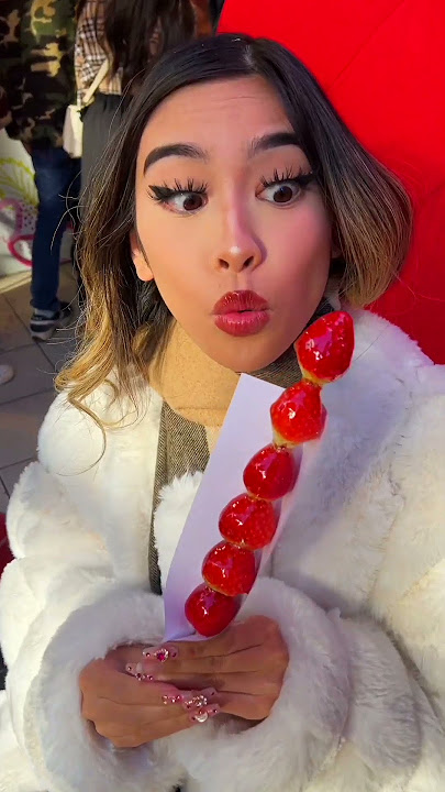 I TRIED CANDY STRAWBERRIES! #shorts