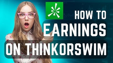 BEST WAY to See Earnings in Thinkorswim - SPY Options