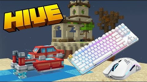 Minecraft Hive bedwars solo ASMR keyboard and mouse