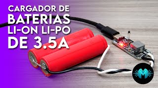 Cargador de baterías LiOn/LiPo de 3.5A | Proyecto