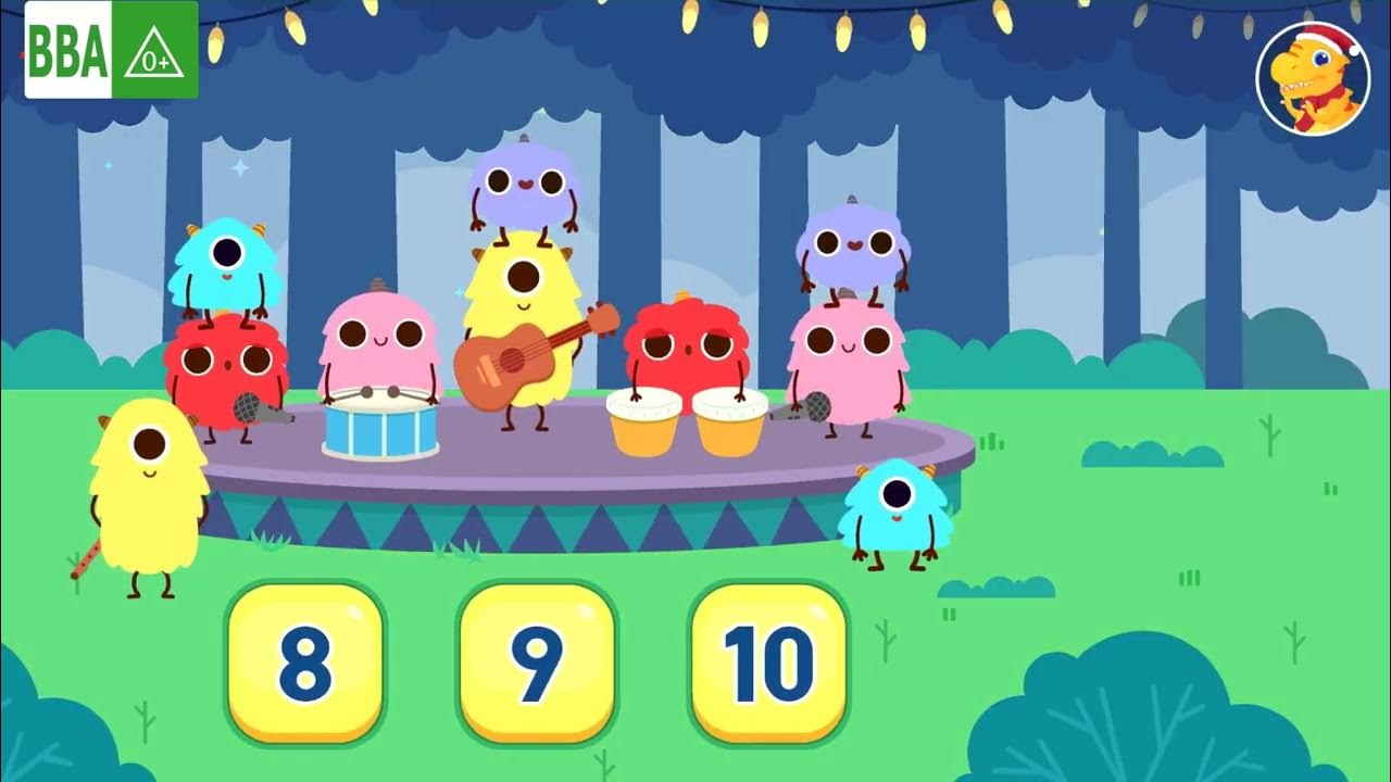 Dinosaur Math Games for kids - YouTube