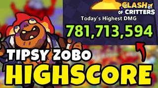 UPDATED Tipsy Zobo BEST Formation (HIGH SCORE!) | Clash Of Critters