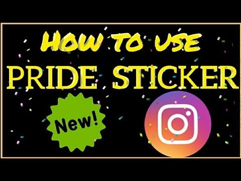 How to use pride  Sticker  on Instagram  New instagram  