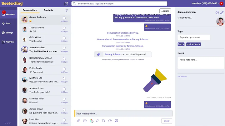 MMS + SMS Texting App for Business
