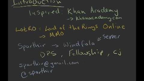 LotRO Tutorials - Introduction