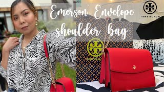 Tory Burch Emerson Envelope | Unboxing + Modshots #ToryburchEmersonunboxing  #KildareVillageOutlet - YouTube