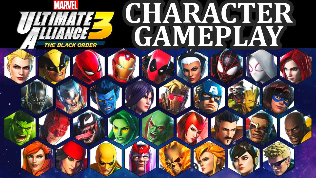 Marvel Ultimate Alliance 3 The Black Order Gameplay Switch Heroes Avengers X Men Guardians