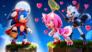 SONIC Gets CRAZY WOLF FANGIRL! Can Sonic Escape?! | Sonic The Hedgehog 3 Animation