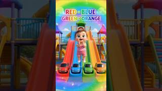 Baby color Matching Game with toy cars 🚗🌈 #cartoon #explore #learning #Colours #toddlers #Shorts