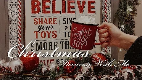 NEW! 2022COZY CHRISTMAS DECORATE WITH ME