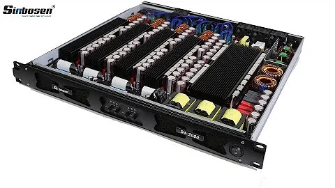 Hot selling! Sinbosen D4-2000 4 channels 2 ohms 4765 watt 1u digital amplifier.