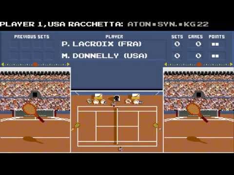 AMIGA OCS G P Tennis Manager ARCADE SECTION PART 1 1991Simulmondocr CLS RZRa2 KICK 1.2