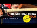 Como tocar DE MUSICA LIGERA Soda Stereo SOLO (HD) Guitarra Electrica