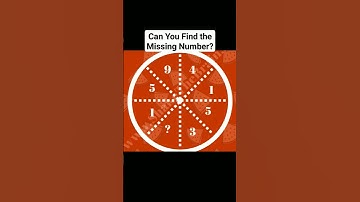 Can You Crack The Code And Find The Missing Number In The Circle? #logicpuzzles #mathpuzzle