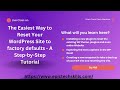 Effortless WordPress Site Backup and Reset in minutes : Step-by-Step Tutorial - Tamil Tech Mentors