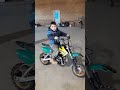 My First Kickstart ! ‑Start Rookie My Sister Still Cheered #moto #learning #funny #day