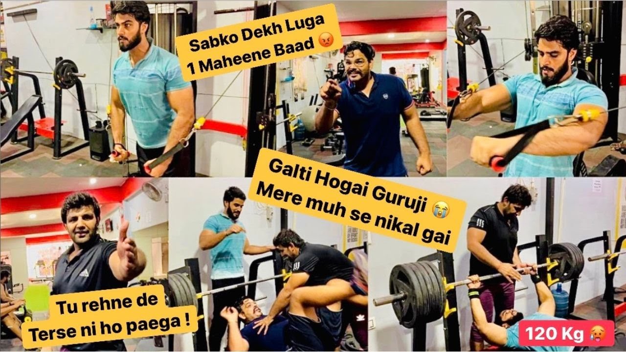 Intense Chest Workout With Gym Partners 🏋 One Month Challenge 😵😡