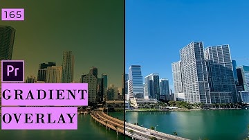 How to add Gradient Overlays to videos in Premiere Pro