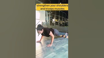 Push-ups are especially beneficial for women who usually lack strength in the upper body. #pushup