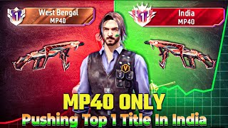 Pushing Top 1 in MP40 | Free Fire Solo Rank Pushing with Tips and Tricks | Ep2