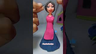 Clay Village WomanWith/Traditional Clay Art#ClayBy Sumiya
