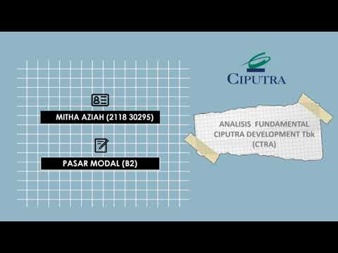 Analisis Fundamental Saham CTRA Ciputra Development Tbk