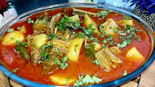 Authentic Aloo Gosht recipe|Mutton potatoes curry #Muttonbroth #Aloogoshtrecipe#muttonpotatocurry