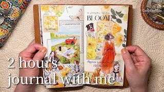 asmr 다꾸 | 2 hours Relaxing😌 #scrapbooking journaling #collage vintage #コラージュ journalwithme Therapy