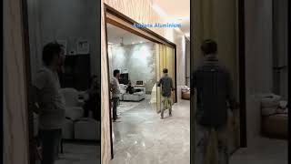 Soft Close System With Fabric Glass, #aluminiumdoors #aluminiumwindow #design #aluminiumsystems screenshot 2