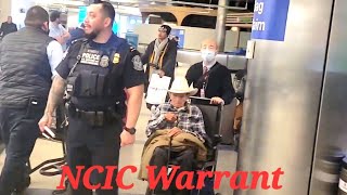 Man Arriving in the u s a with a NCIC Warrant for Shoplifting Out of new mexico