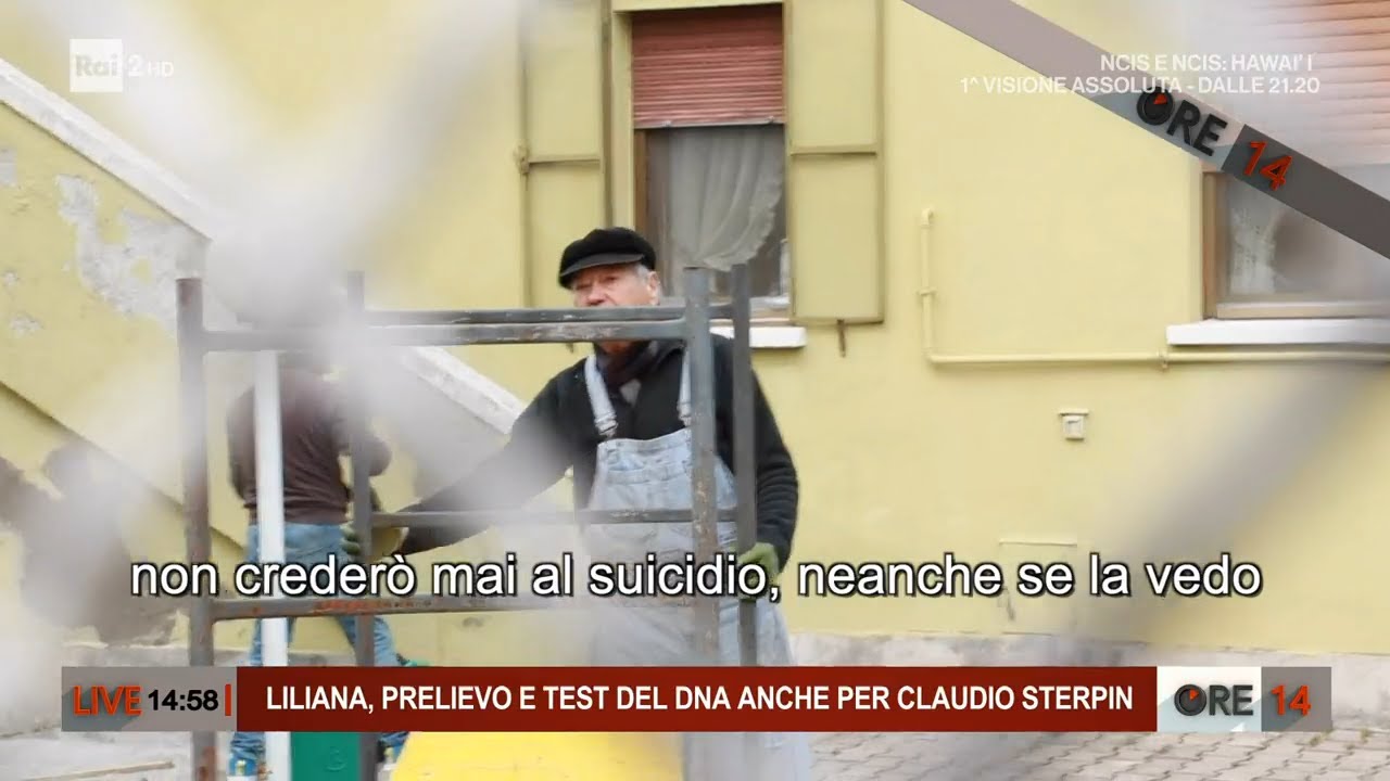 Giallo Resinovich, Claudio Sterpin: "Non crederò mai al suicidio di Lilly" - Ore 14 del 18/03/2022