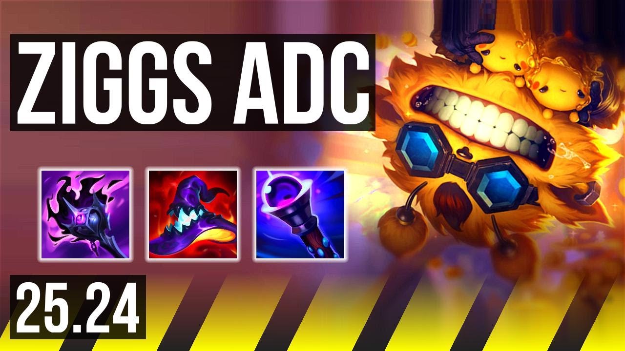 ZIGGS & Ashe vs CAITLYN & Mel (ADC) | EUW Grandmaster | 25.24