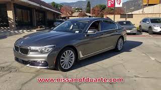 USED 2017 BMW 7 SERIES 740I at Nissan of Duarte (USED) #P2682
