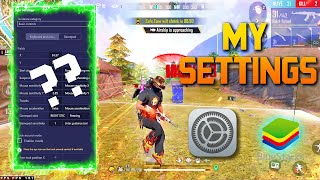 Bluestacks 5 NEW best headshot free fire settings , Keymapping + Custom HUD