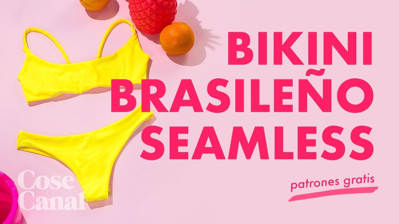 BIKINI brasileño sin costuras DIY 1/2 . PATRON GRATIS!
