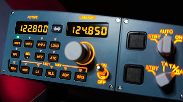 Airbus A320 RMP CUBE & Transponder Panel by WINGFLEX