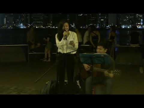 逃避你 - 容祖兒 (Cover) @尖沙咀海旁 Busking 2018.06.22