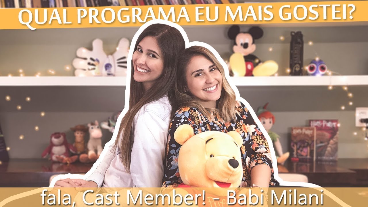 Trabalhar na Disney da Califórnia e Orlando? | Babi Milani | fala, Cast Member!
