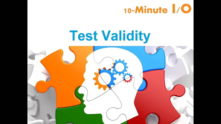 10-Minute I/O - Test Validity