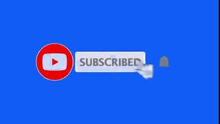 Blue Screen Effect Subscribe On