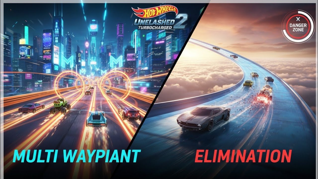 Multiplayer Battle Quick Races and Waypoint HOT WHEELS UNLEASHED - Turbocharged 