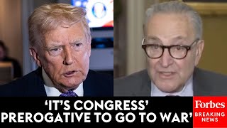 'That Would Be An Act Of War': Chuck Schumer Sounds The Alarm On Threat Of Venezuela Land Attack