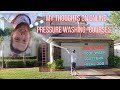 PRESSURE WASH JOB RECAP. *roof / gutters / seal job*