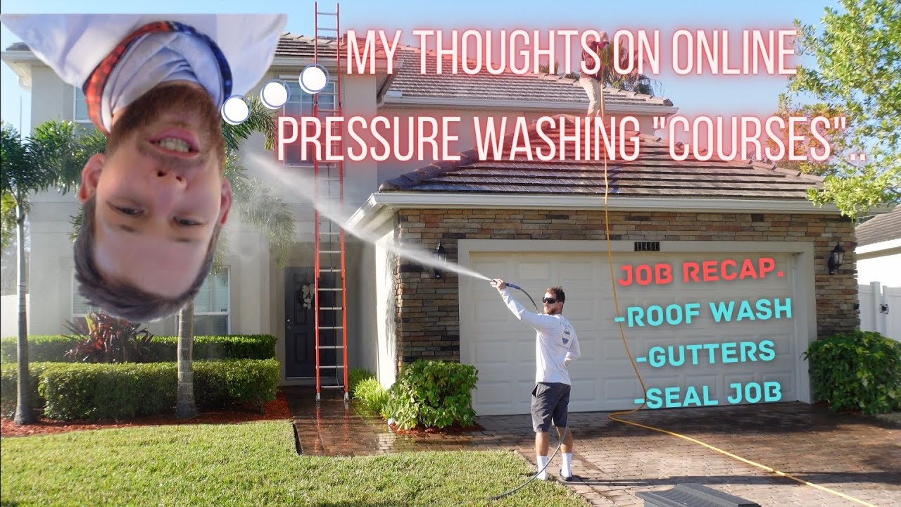 PRESSURE WASH JOB RECAP. *roof / gutters / seal job* YouTube