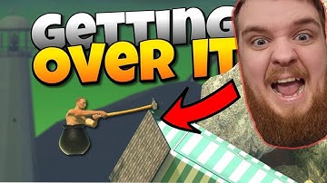 Getting Over It With Bennett Foddy (My Reaction) - RAGE TIME