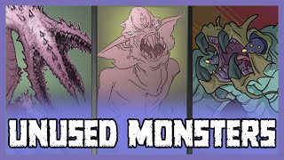 Unused Godzilla The Series Monster Designs
