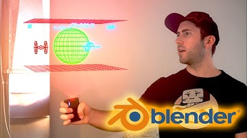 Blender 2.8 Tracked Sci-Fi Hologram! (Eevee)