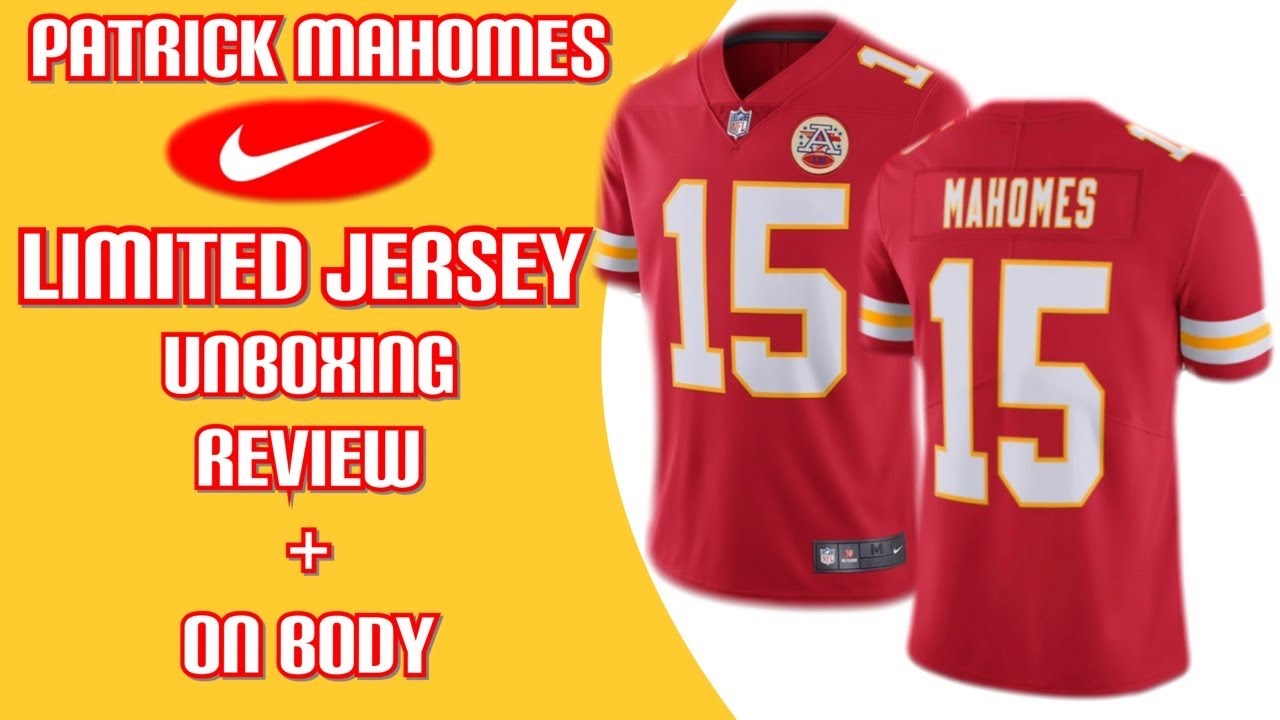 patrick mahomes nike limited jersey