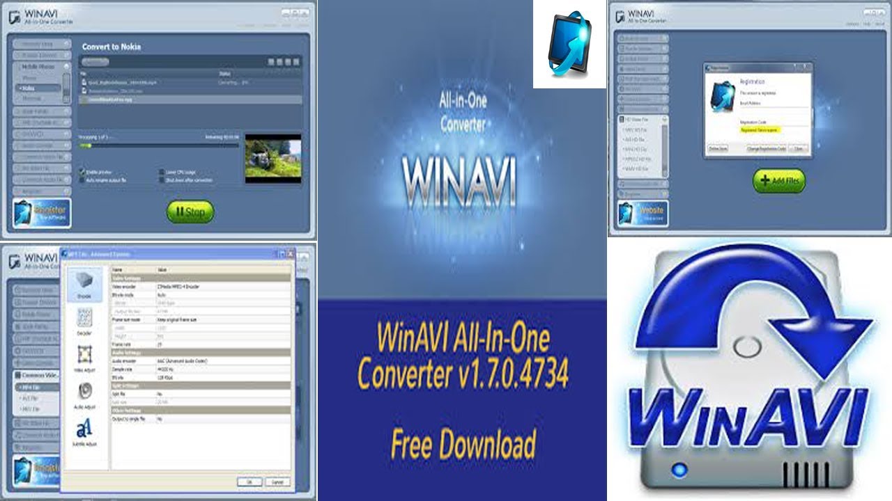 winavi all in one converter serial