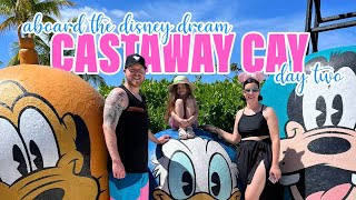 A Day in Castaway Cay  Aboard the Disney ✨Dream✨ Vlog Day 2 #hosted